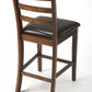 HomeRoots Dark Brown High Pub Stool