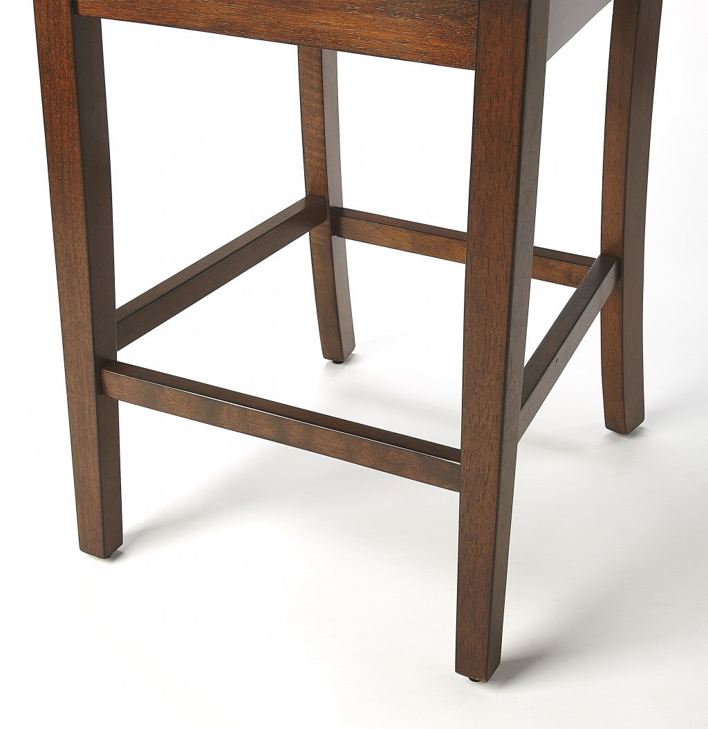 HomeRoots Dark Brown High Pub Stool