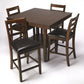 HomeRoots Dark Brown High Pub Stool