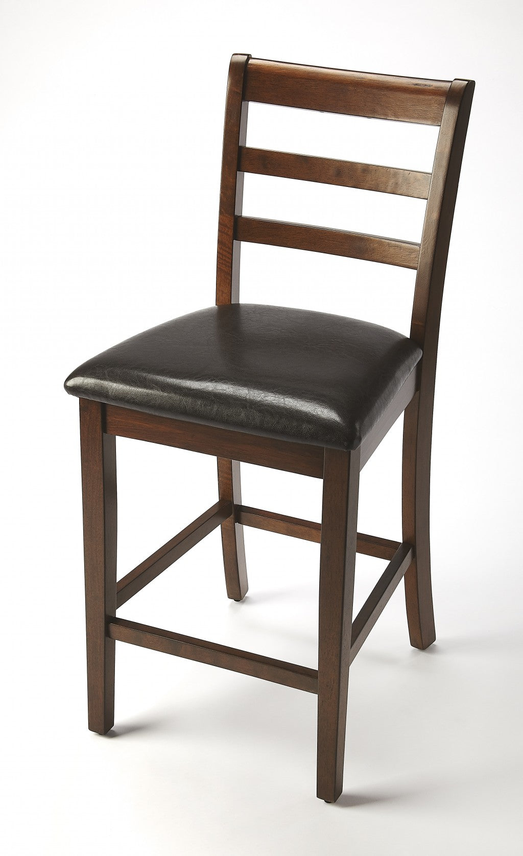 HomeRoots Dark Brown High Pub Stool