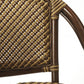HomeRoots Dark Brown Rattan Bar Stool