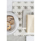HomeRoots Dark Green Bumble Bee Napkins in Set of 8