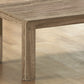 HomeRoots Dark Taupe Contemporary Table in Set of 3