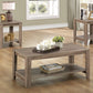 HomeRoots Dark Taupe Table in Set of Three