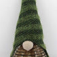 HomeRoots Dark and Light Green Striped Gnome