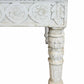 HomeRoots Decorative Coffee Table With Brown and White Finish