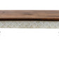 HomeRoots Decorative Coffee Table With Brown and White Finish