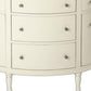 HomeRoots Demilune Console Chest in White Finish
