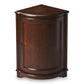 HomeRoots Durham Plantation Cherry Corner Cabinet