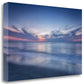 HomeRoots Early Morning Beach Sunrise 3 Giclee Wrap Canvas Wall Art