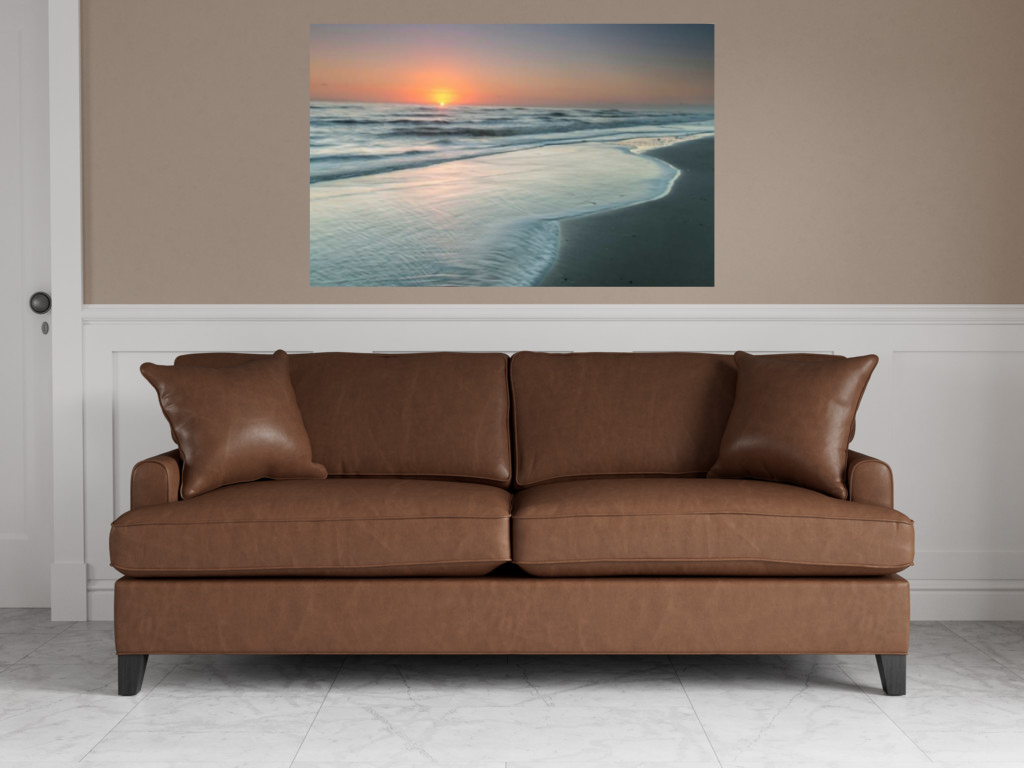 HomeRoots Early Morning Sunrise On The Beach 2 Giclee Wrap Canvas Wall Art