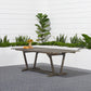 HomeRoots Extendable Dining Table in Distressed Grey Finish