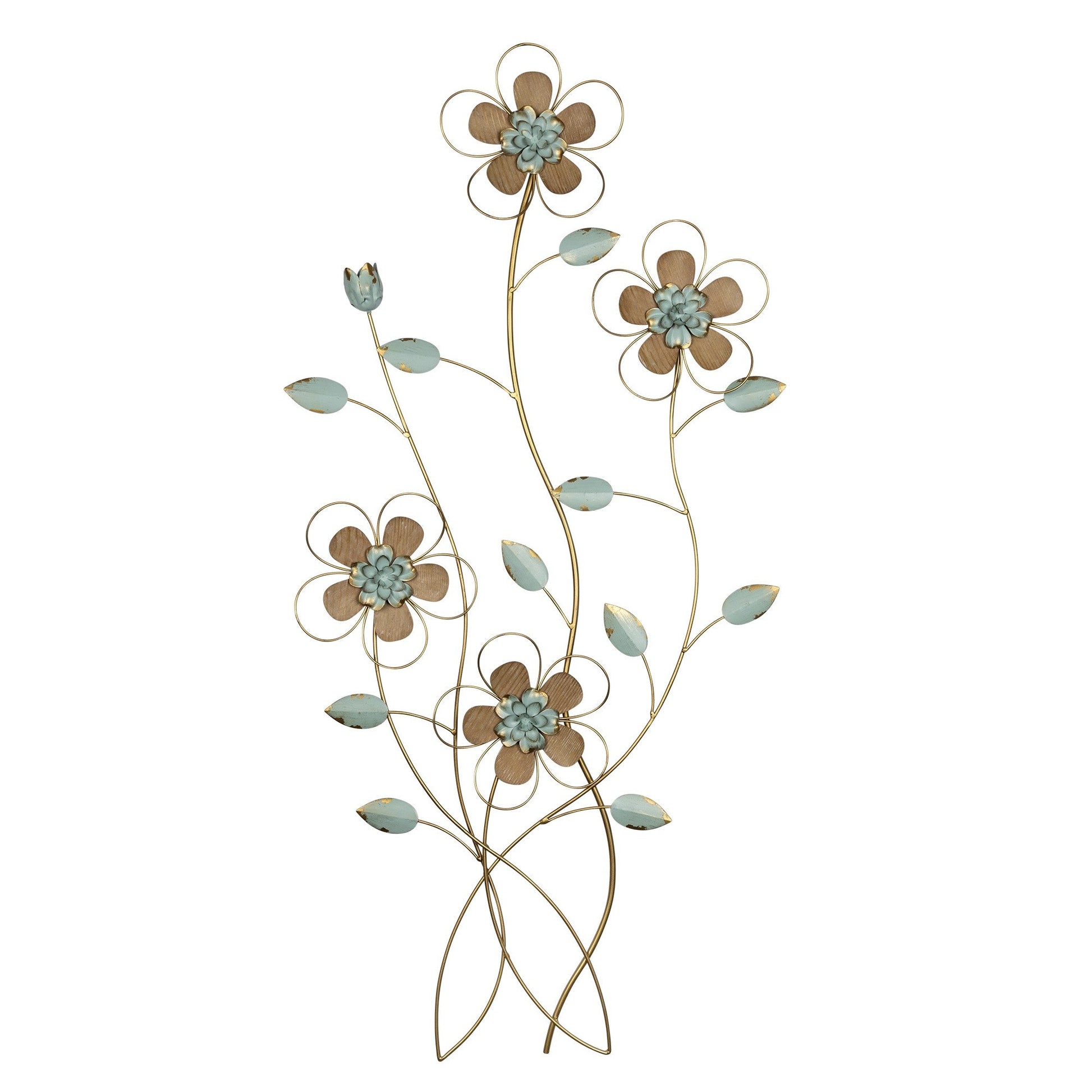 HomeRoots Floral Vines Modern Wall Decor