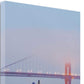 HomeRoots Foggy Night Bistro Cafe Golden Gate Bridge 2 Giclee Wrap Canvas Wall Art