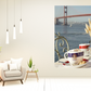 HomeRoots French Coffee For Two Golden Gate Bridge 2 Giclee Wrap Canvas Wall Art