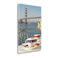 HomeRoots French Coffee For Two Golden Gate Bridge 2 Giclee Wrap Canvas Wall Art