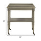 HomeRoots French Style Antique Slate Trolley Table