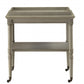 HomeRoots French Style Antique Slate Trolley Table