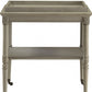 HomeRoots French Style Antique Slate Trolley Table