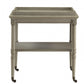 HomeRoots French Style Antique Slate Trolley Table
