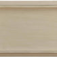 HomeRoots French Style Trolley Table in Antique White Finish