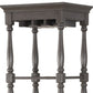 HomeRoots Fun Wine Antique Gray Wine Bar Cabinet