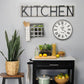 HomeRoots Galvanized Handcrafted Metal Wall Hanging Basket