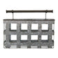 HomeRoots Galvanized Handcrafted Metal Wall Hanging Basket