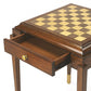 HomeRoots Game Table With Antique Cherry Finish