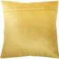 HomeRoots Glam Gold and Gold Accent Throw Pillow with Beaded Details