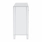 HomeRoots Glamorous Mirrored Bling Three Door Accent Cabinet