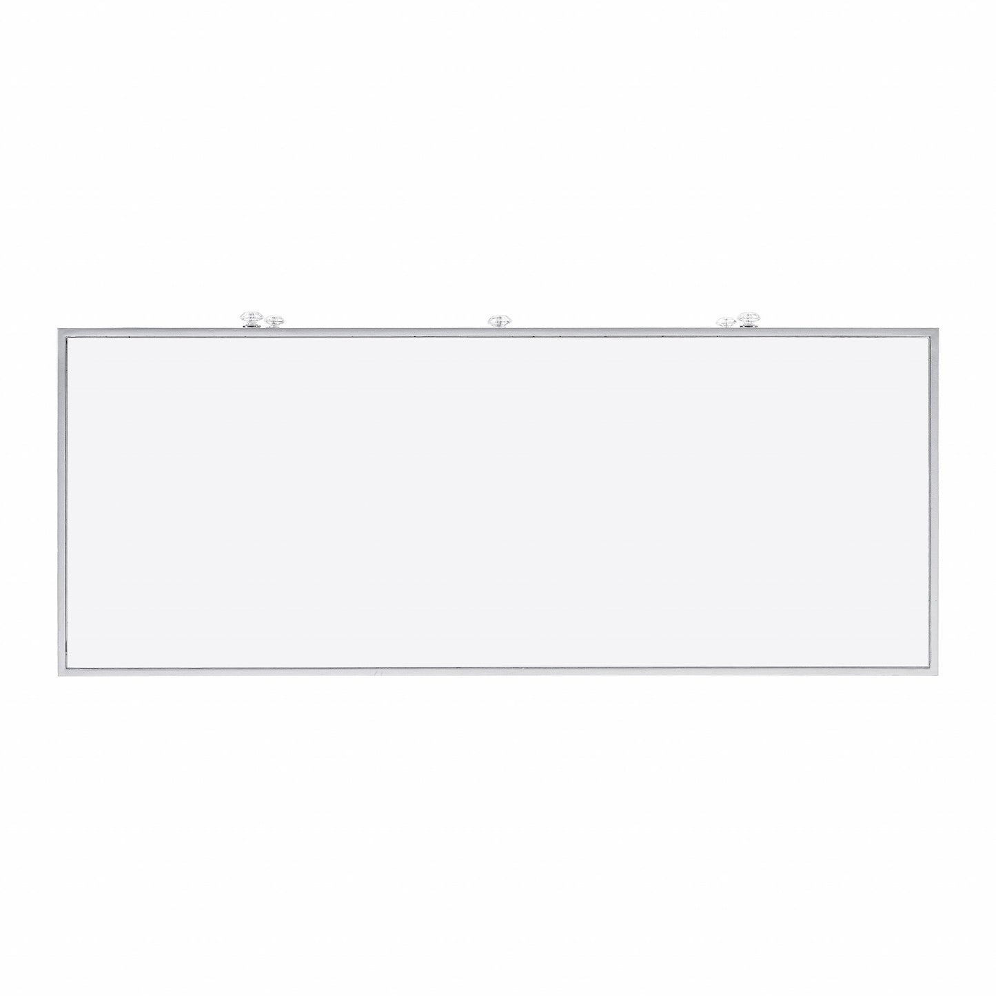 HomeRoots Glamorous Mirrored Bling Three Door Accent Cabinet