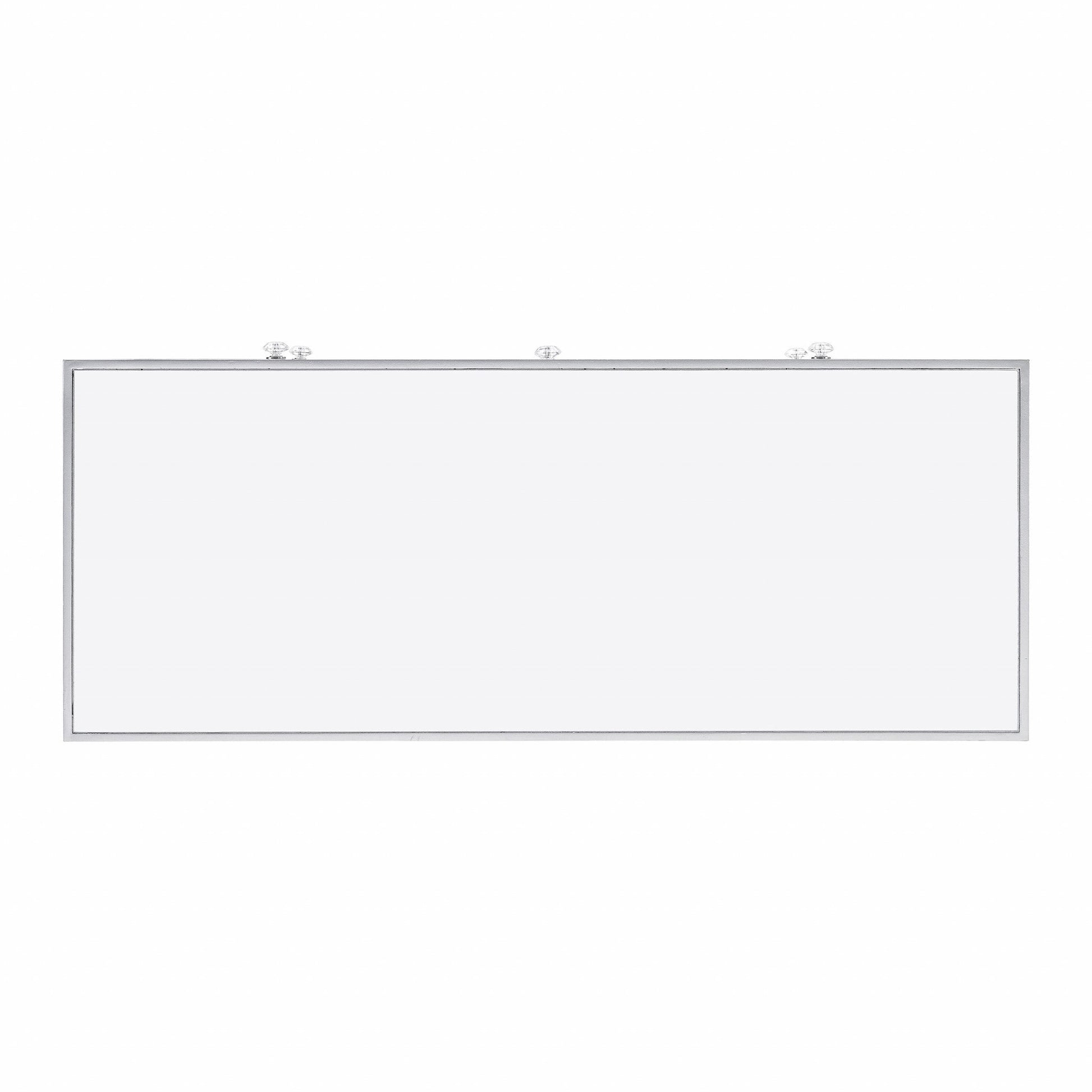 HomeRoots Glamorous Mirrored Bling Three Door Accent Cabinet