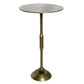 HomeRoots Gold Metal Side Table