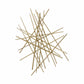 HomeRoots Gold Rod Abstract Wall Art