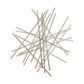 HomeRoots Gold Rod Abstract Wall Art