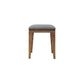 HomeRoots Gray And Natural Acacia Wood Stool