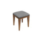 HomeRoots Gray And Natural Acacia Wood Stool