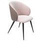 HomeRoots Gray Cream Contemporary Dining Chair