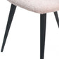 HomeRoots Gray Cream Contemporary Dining Chair