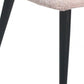 HomeRoots Gray Cream Contemporary Dining Chair