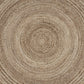 HomeRoots Gray Toned Natural Jute Area Rug