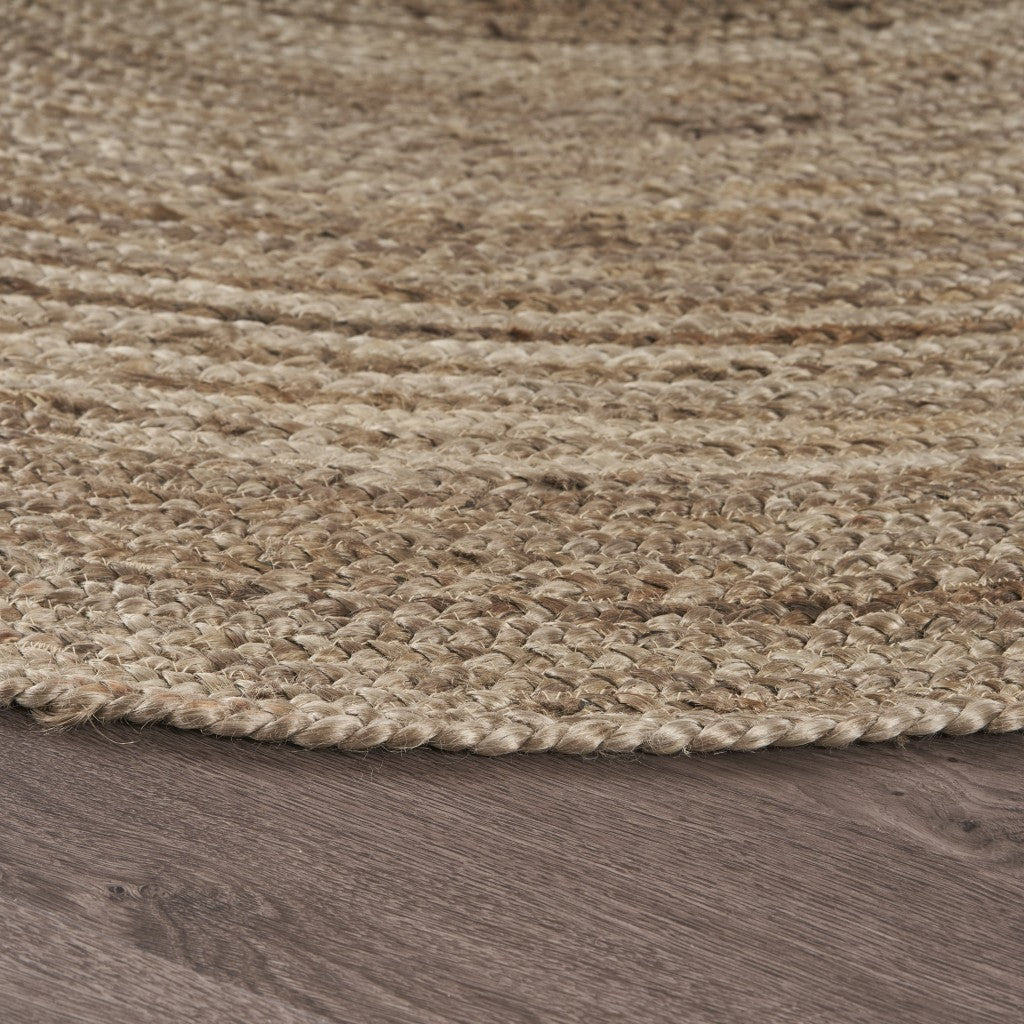 HomeRoots Gray Toned Natural Jute Area Rug