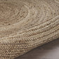 HomeRoots Gray Toned Natural Jute Area Rug