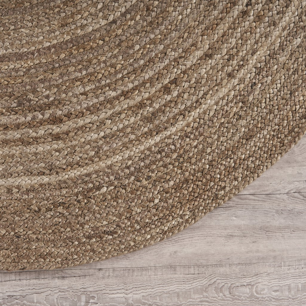 HomeRoots Gray Toned Natural Jute Area Rug