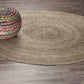 HomeRoots Gray Toned Natural Jute Area Rug