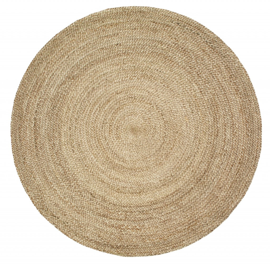 HomeRoots Gray Toned Natural Jute Area Rug