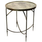 HomeRoots Gray Wooden Folding End Table