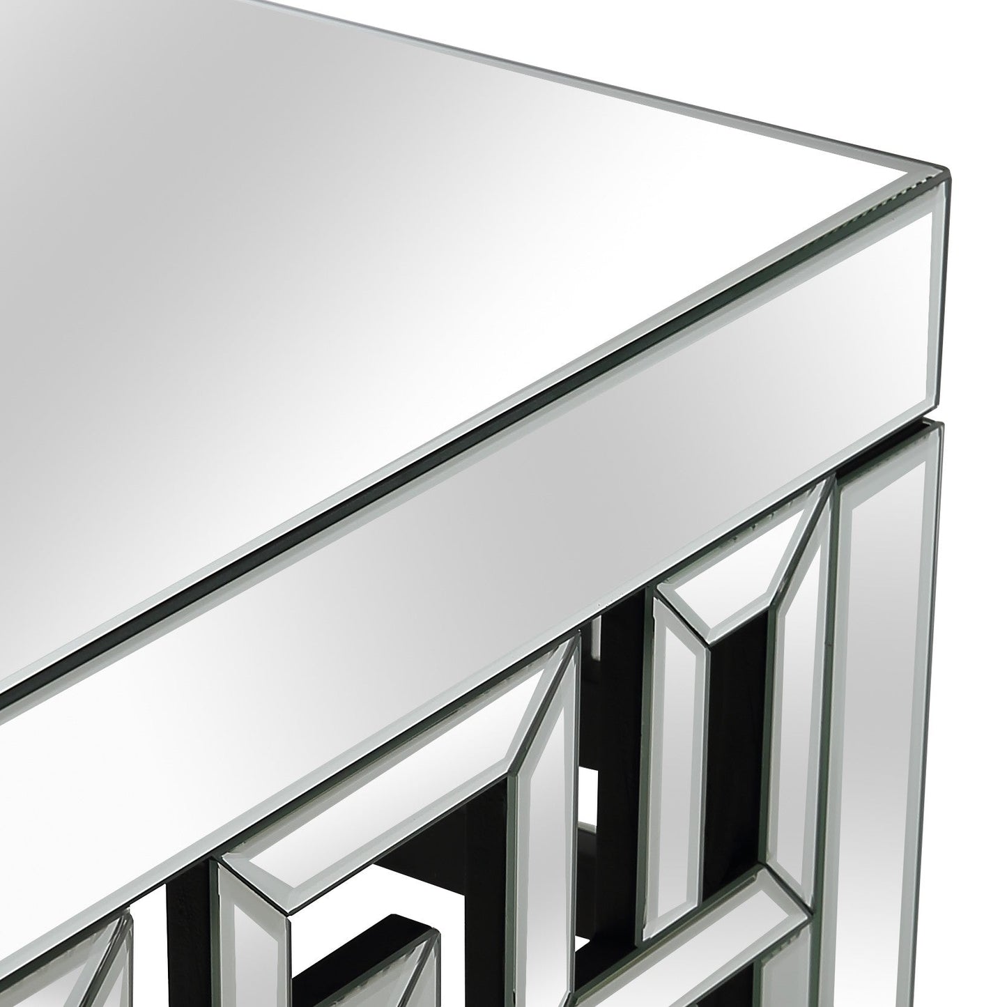 HomeRoots Greek Key Console Table