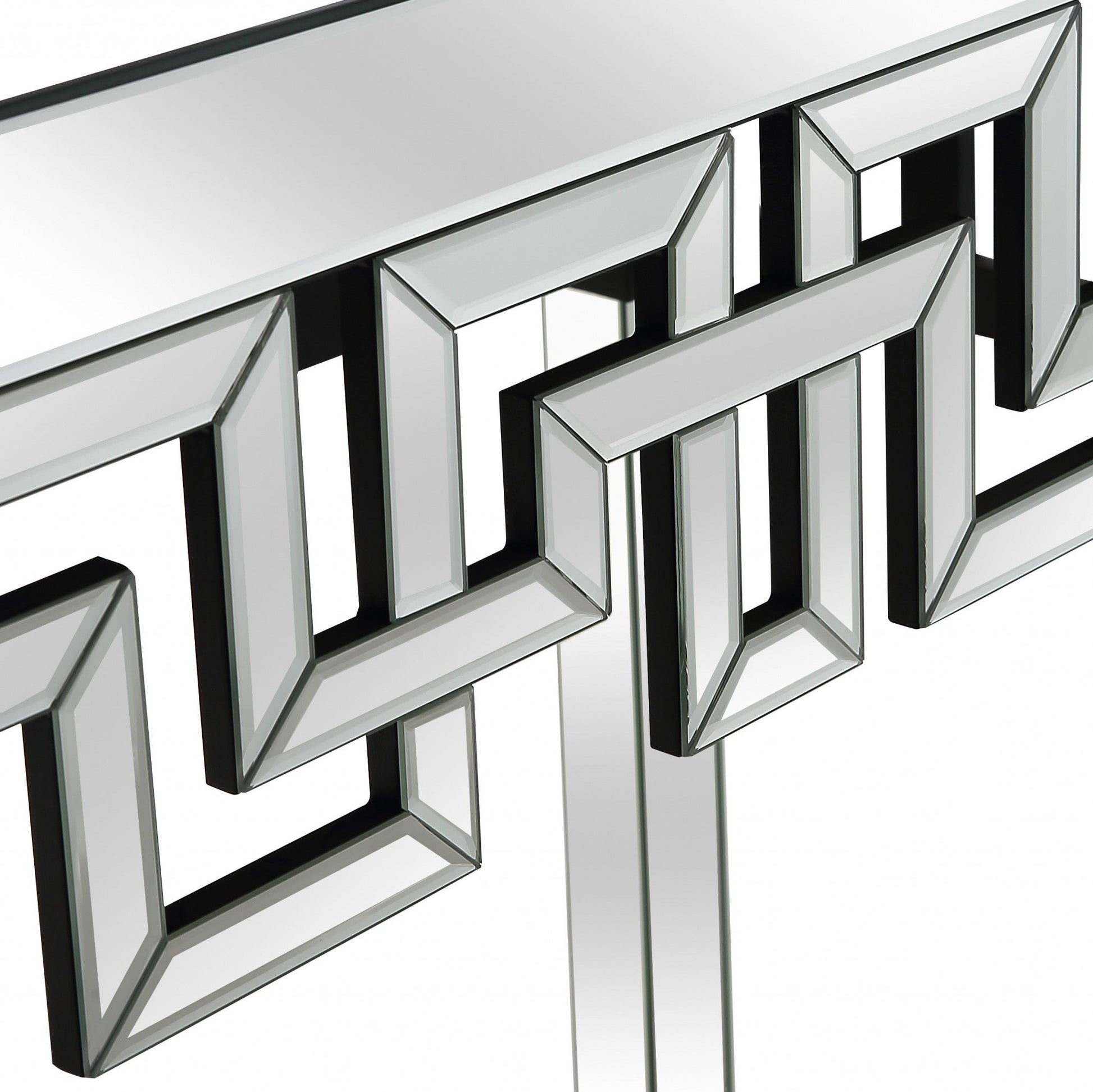 HomeRoots Greek Key Console Table